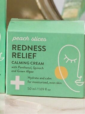 Peach Slices Redness Relief Calming Cream
